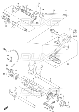 Hayabusa gearshifting