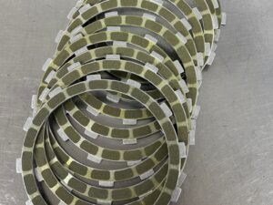 Carbon friction plate clutch pack