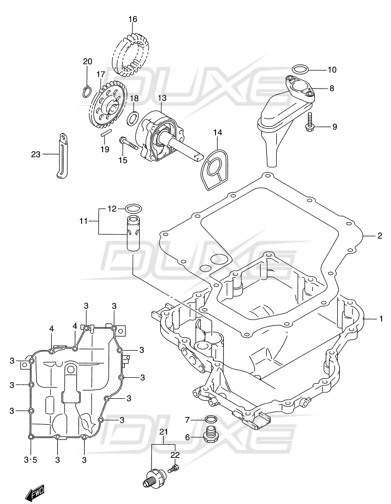 hayabusa oilpan